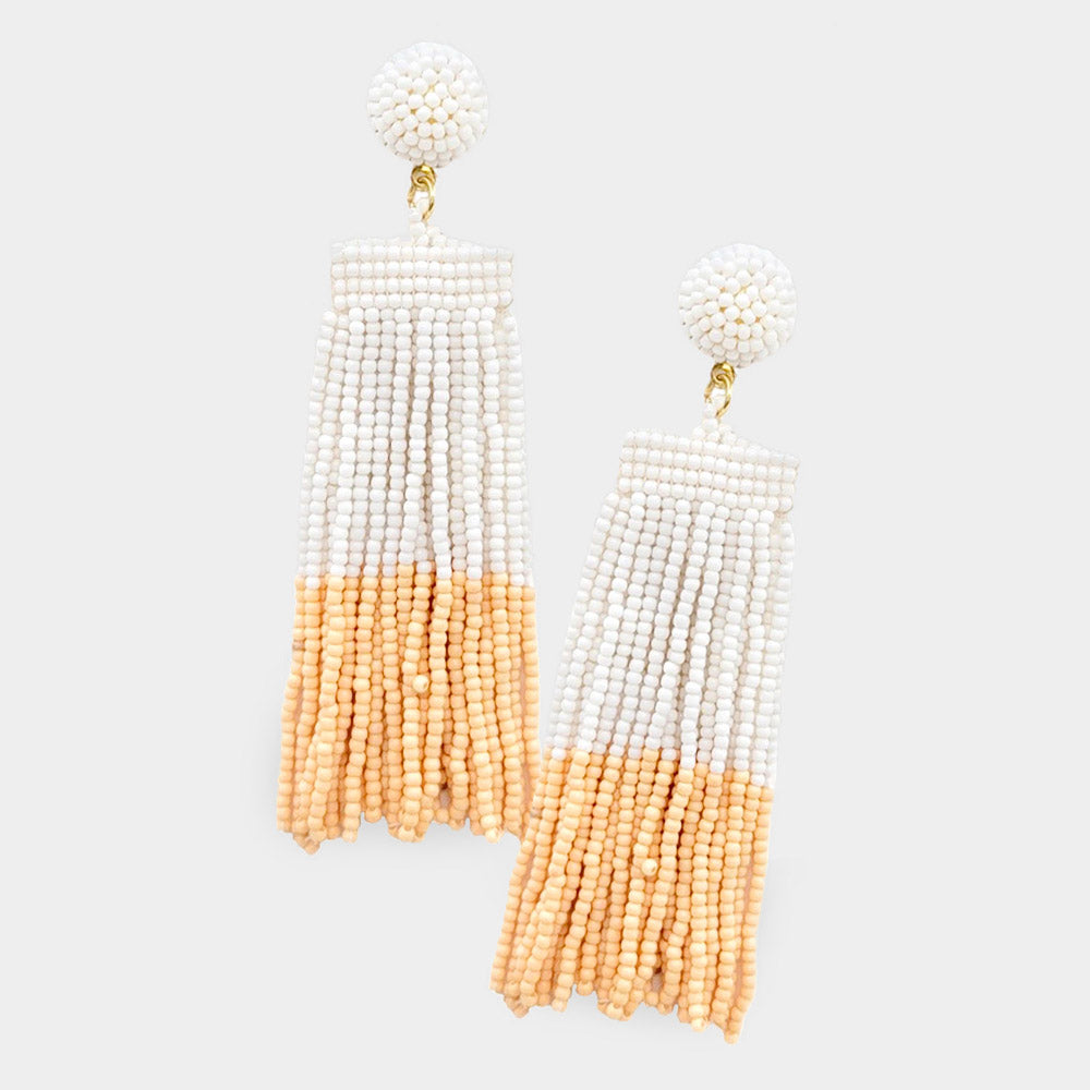 Seedbead Dangly Earrings