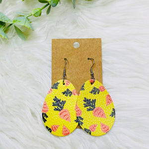 Easter Faux Leather Earrings- SALE