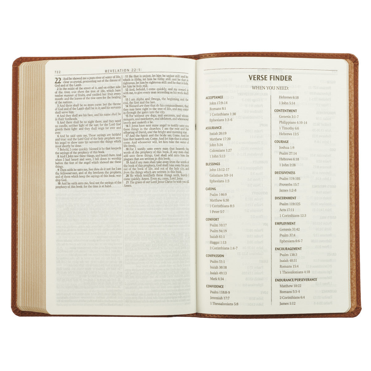 Saddle Tan KJV Gift Edition Bible