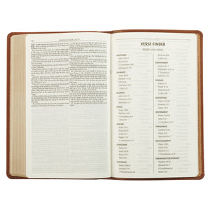 Saddle Tan KJV Gift Edition Bible