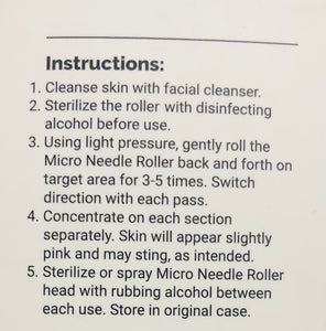 Micro Needle Face Roller