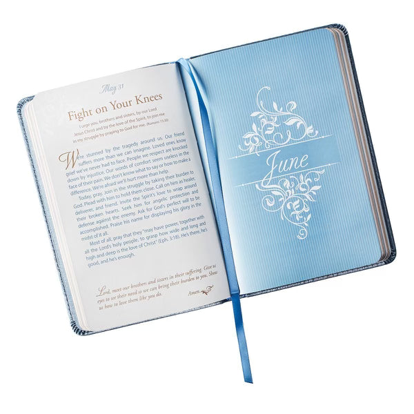 Blue Mr & Mrs 366 Devotions FOr Couples Book