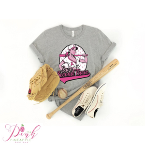 Save Second Base Breast Cancer Tee