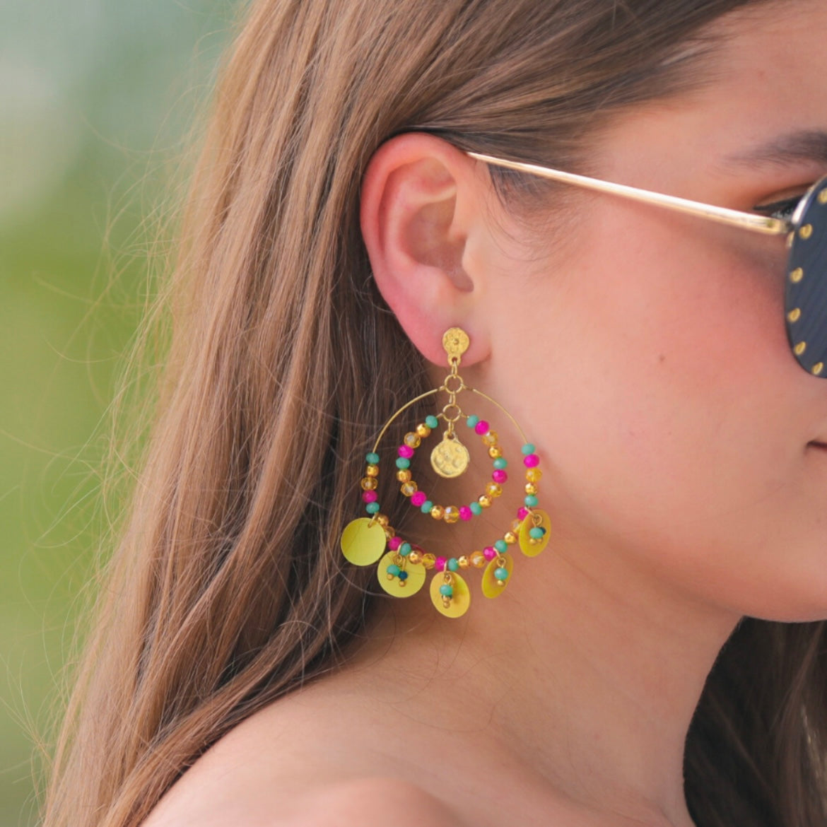 Summer Multi Hoop Earrings