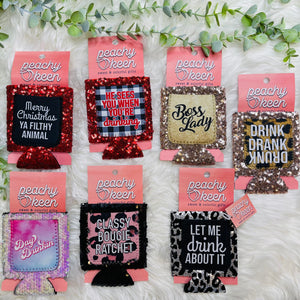 Sequin Pocket Can Coolers/KOOZIES