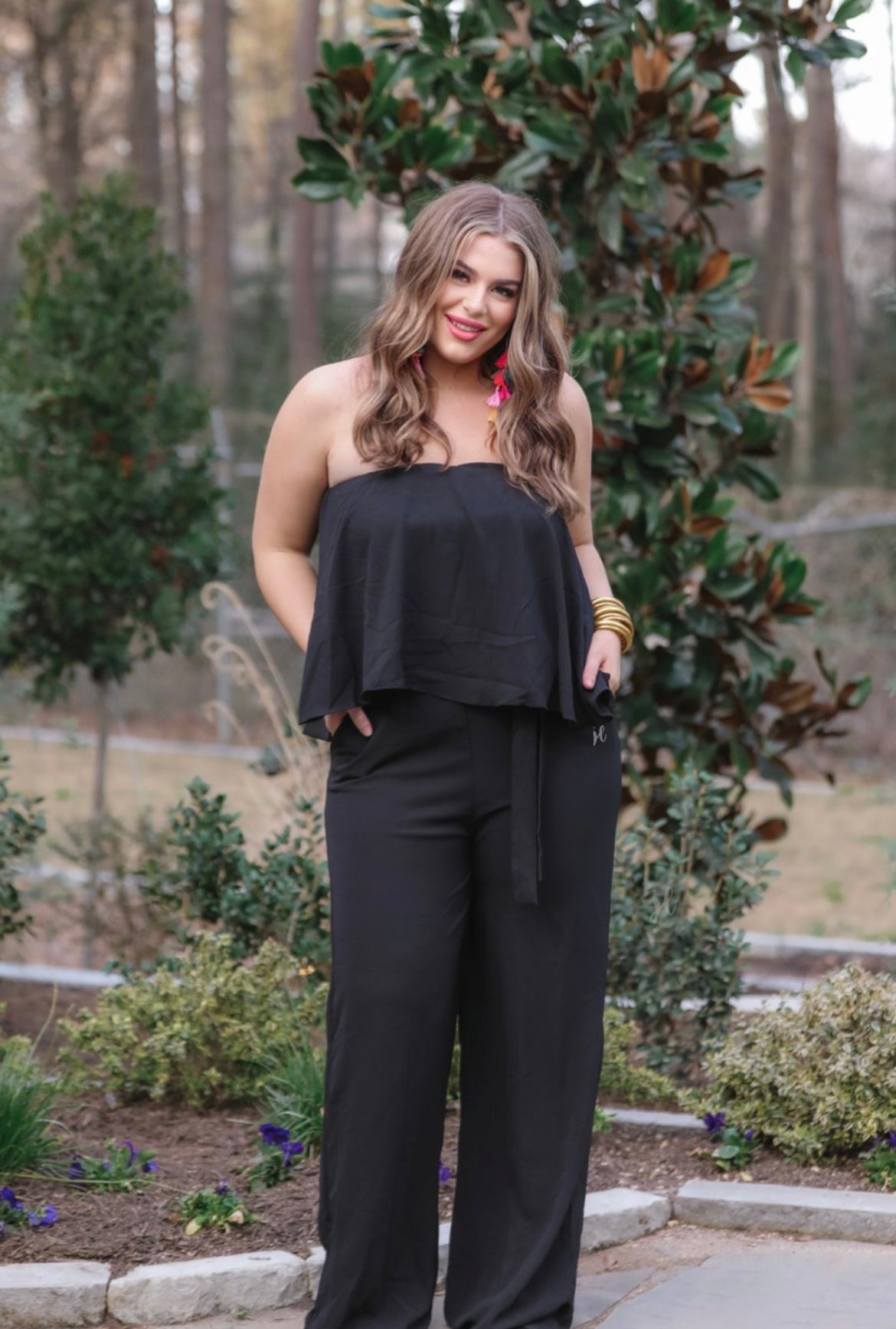 Catalina Pocket Ruffle Jumpsuit