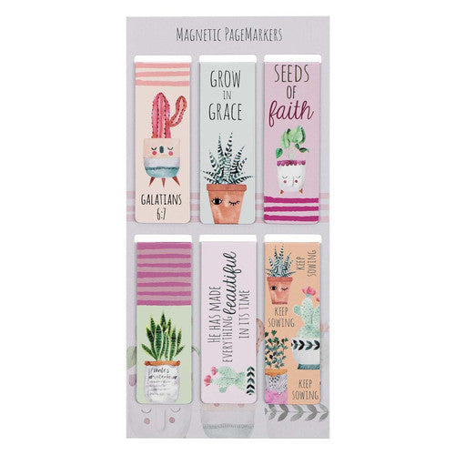 Tall Magnetic Bookmark Page Marker Set