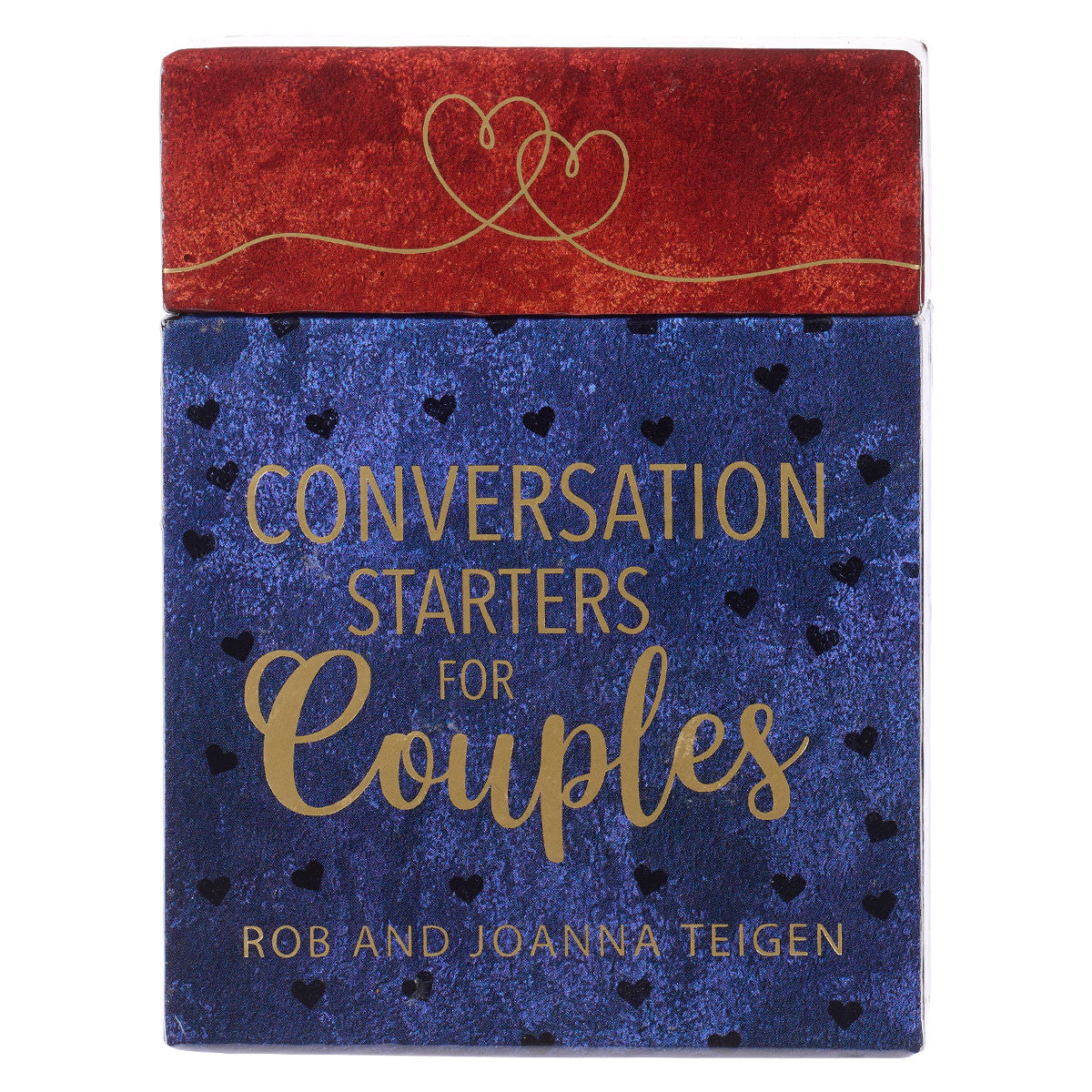 Conversation Starters For Couples Brown/Navy Box&Card Set