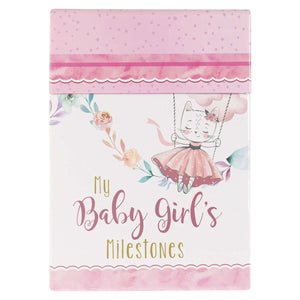 Baby Girl Milestone Cards In Box