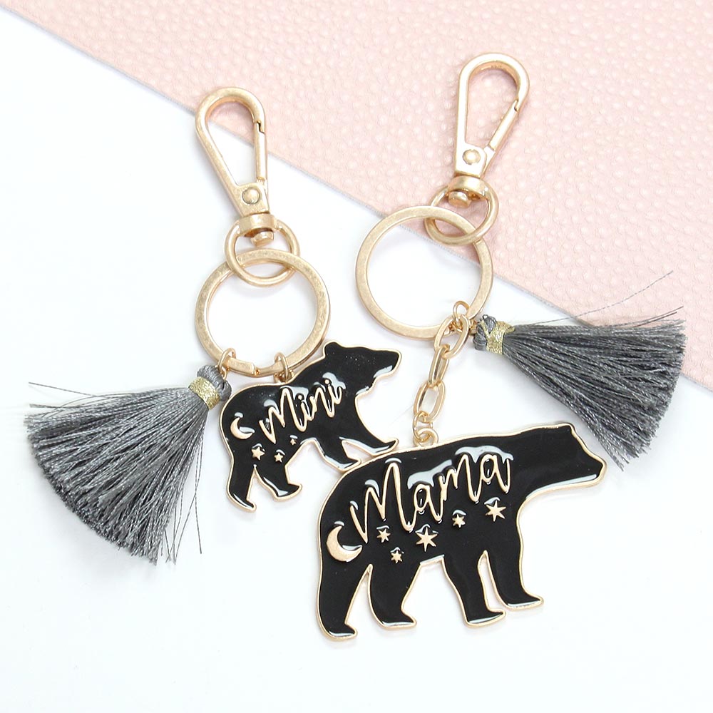 Mama Mini Bear Keychains 2pc Set