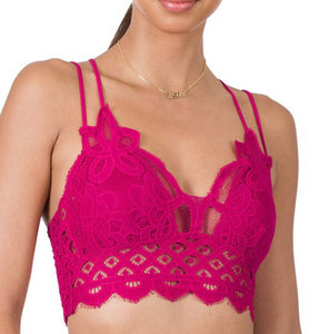 Padded Crochet Lace Bralette