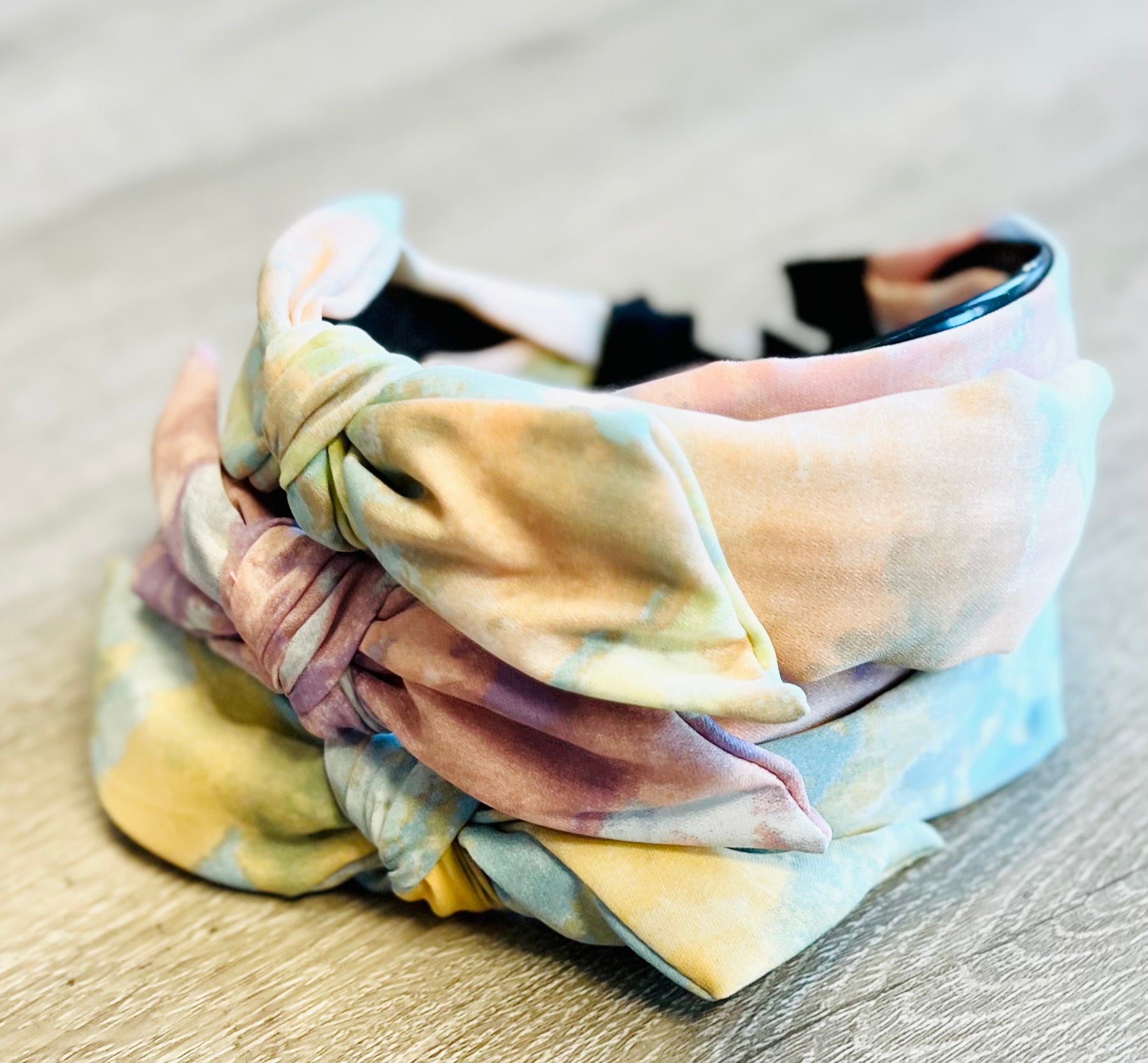 Tie Dye Bow Knot Headband