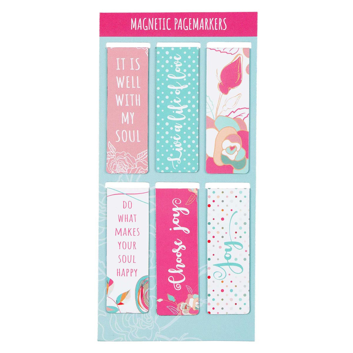 Tall Magnetic Bookmark Page Marker Set