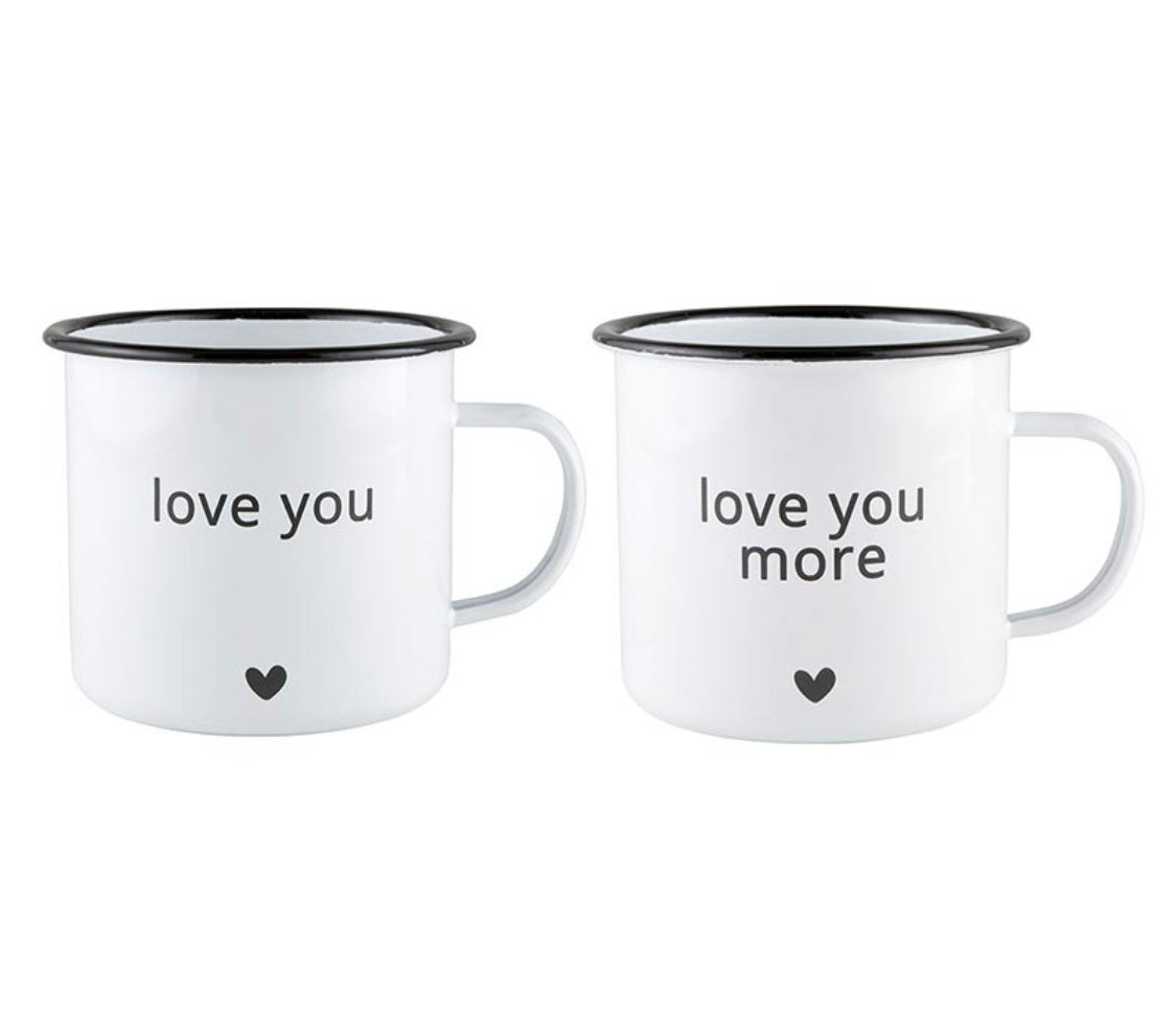 Mug Set Love You More 2pc