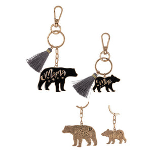 Mama Mini Bear Keychains 2pc Set