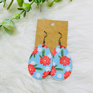 Easter Faux Leather Earrings- SALE