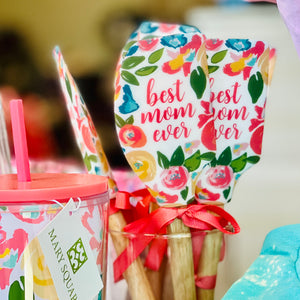Best Mom Floral Spatula