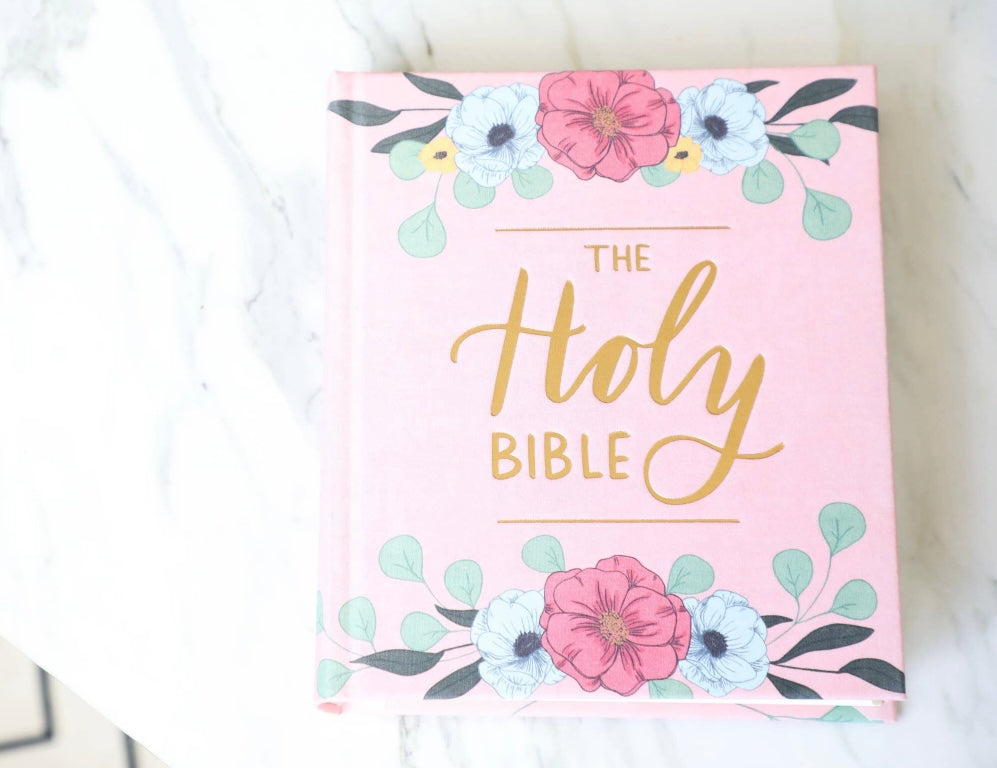 The Holy Bible ESV Jornaling Bible Blush Floral