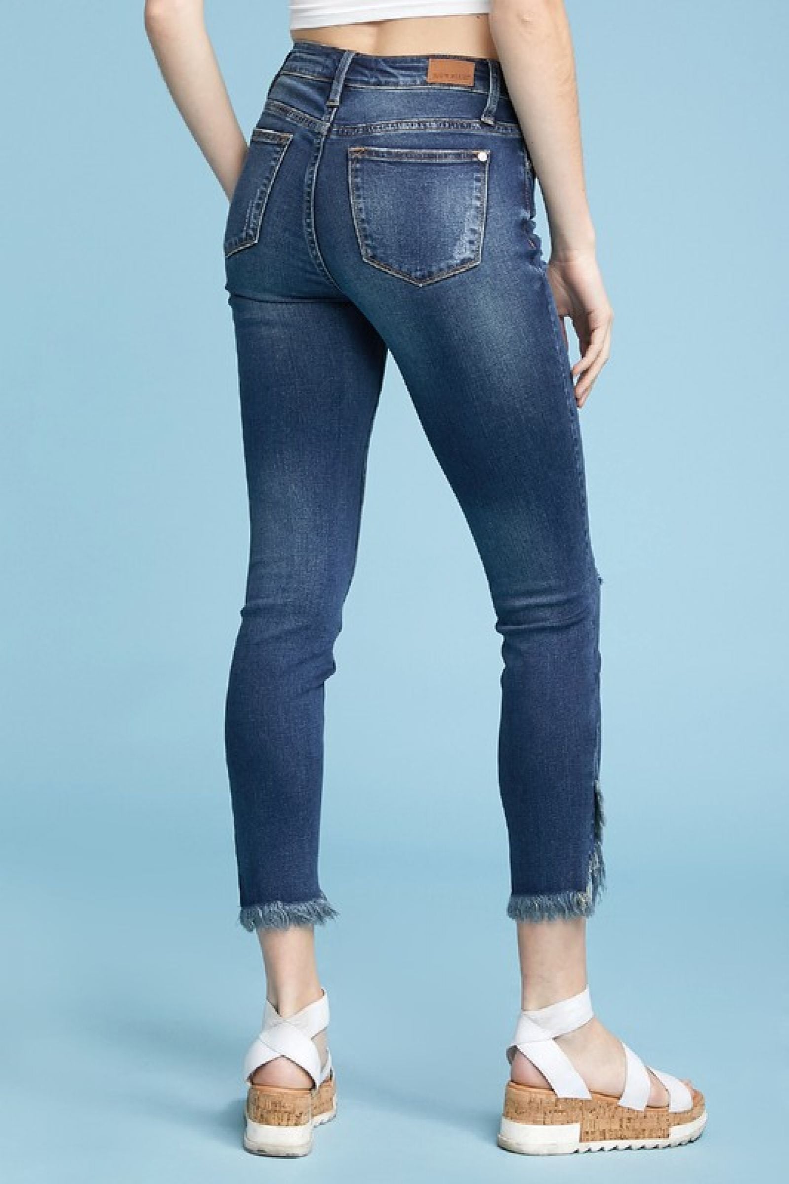 Tulip Hem Skinny Darkwash Judy Blue Denim- SIZES 0 & 1 left