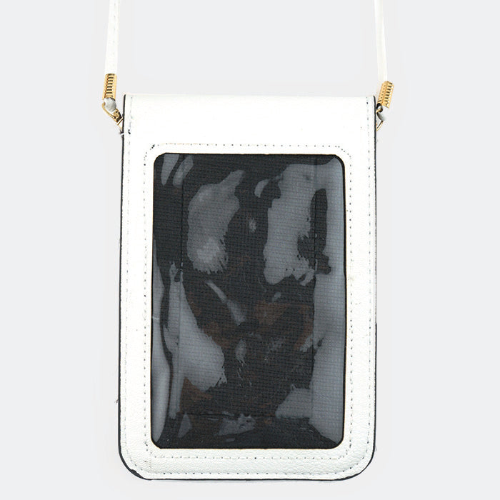 Sports Clear Phone Crossbody Bag- Touchscreen