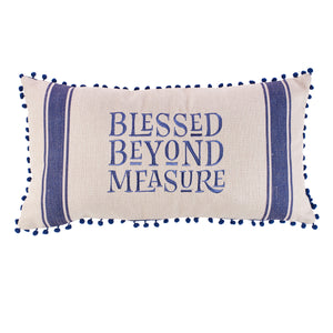 Blessed Beyond Measure Oblong Pillow
