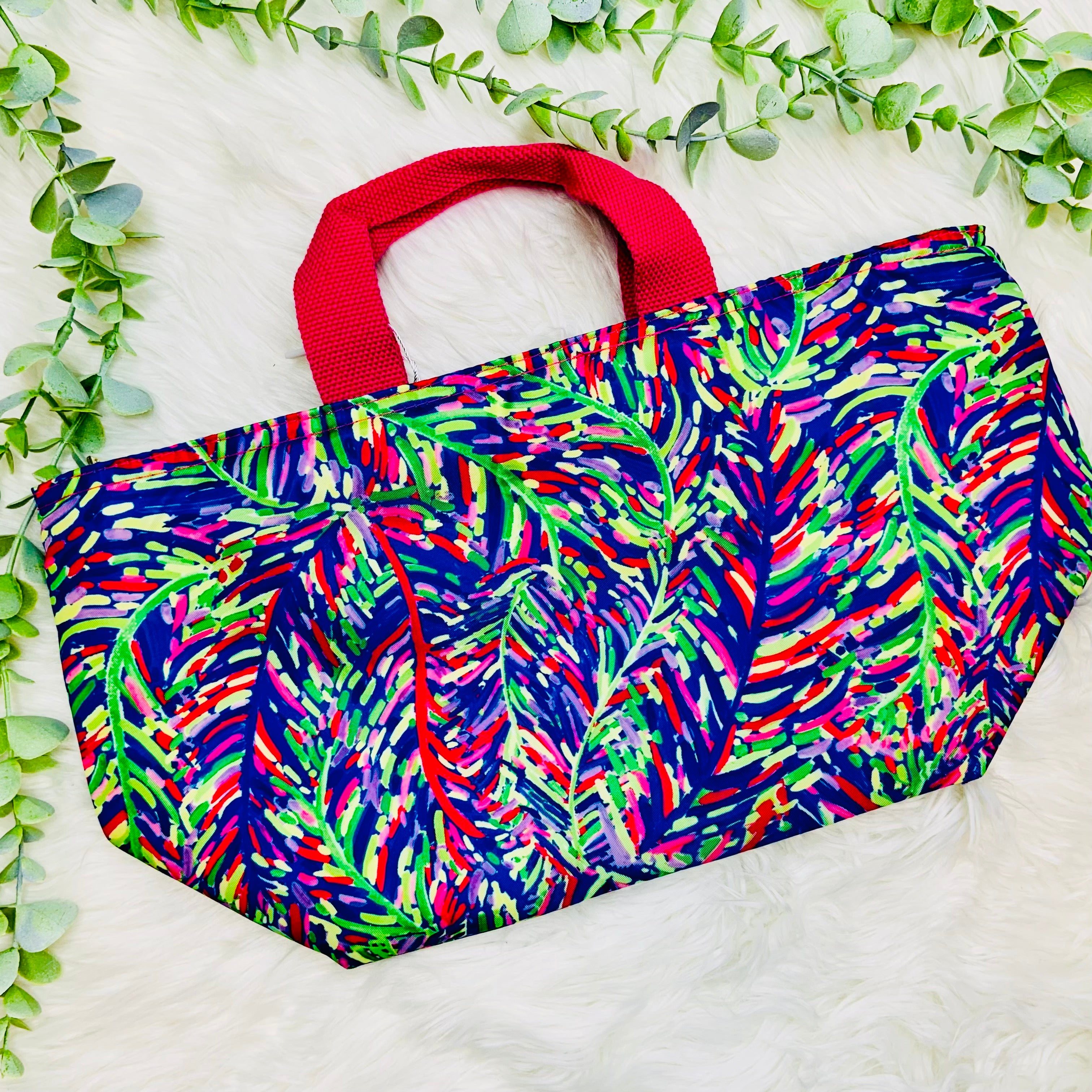 Blue Frond Lunch Bag