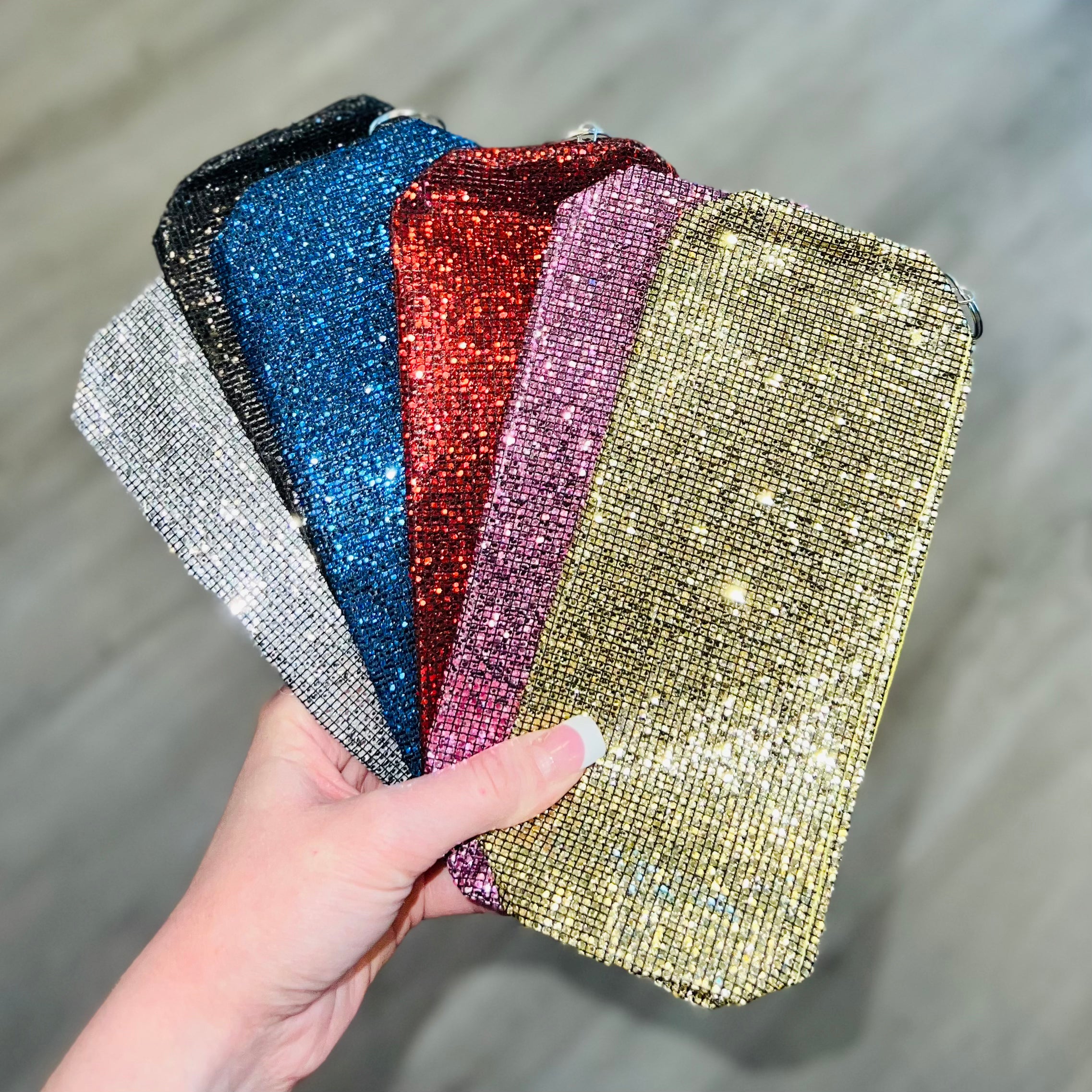 Shiny Glitter Pencil Case/Cosmetic Bag