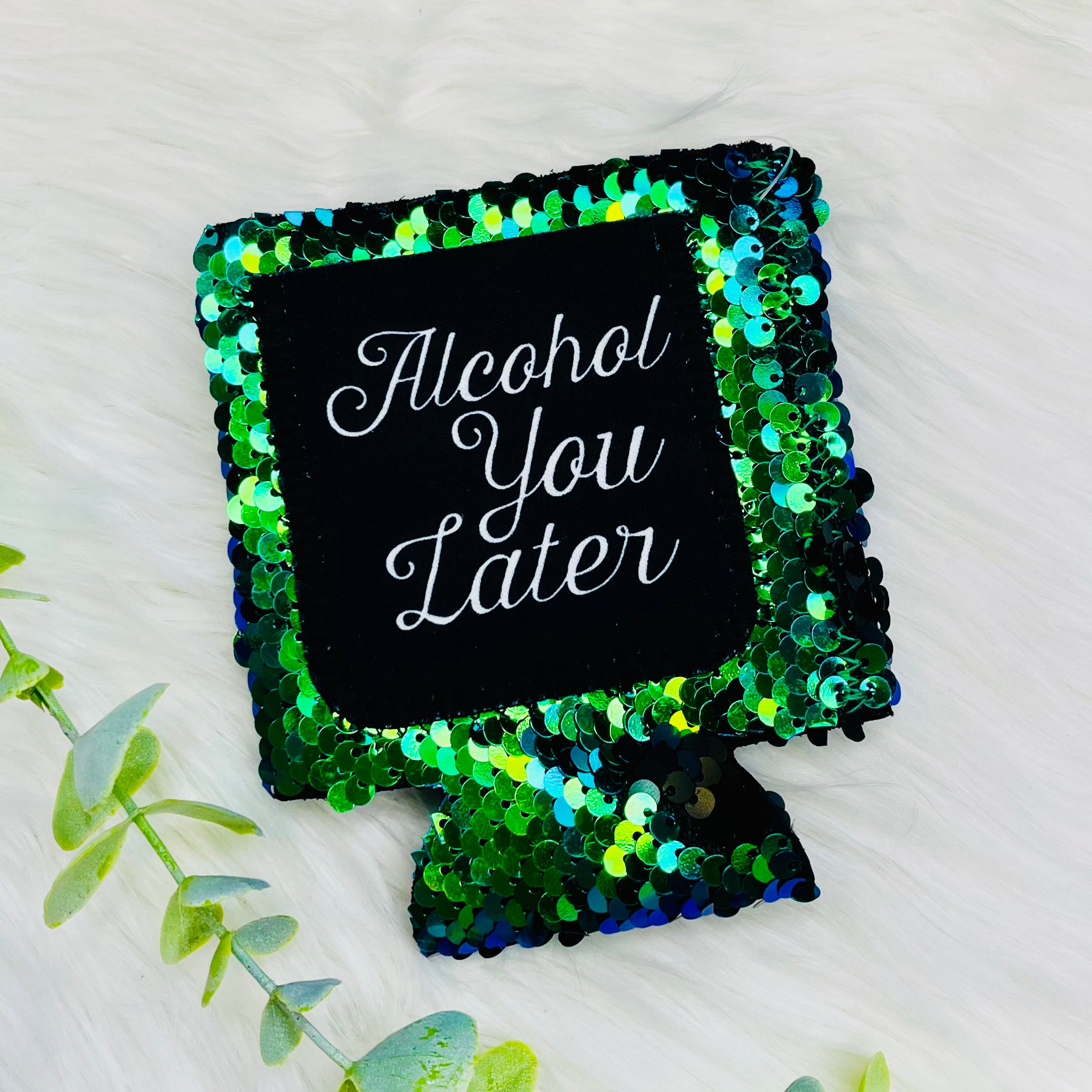 Sequin Pocket Can Coolers/KOOZIES