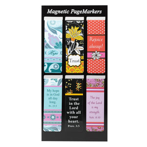 Tall Magnetic Bookmark Page Marker Set