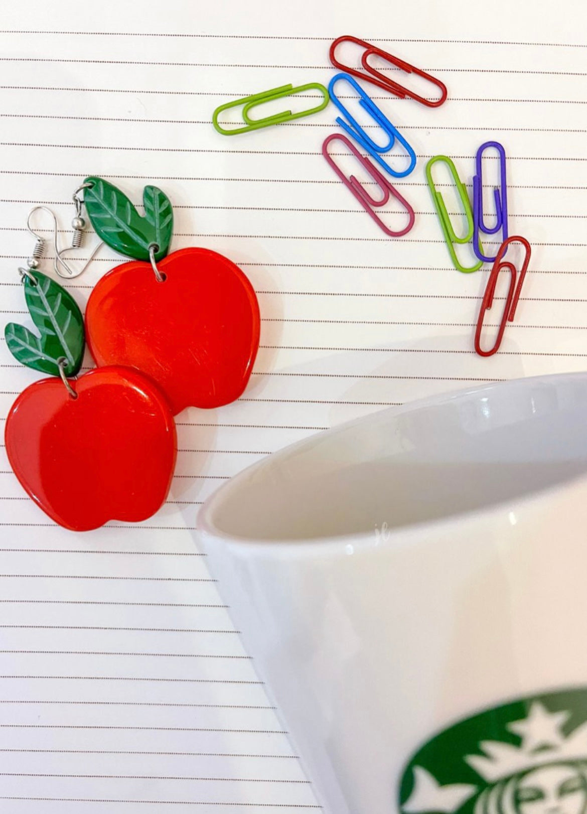 An Apple A Day Earrings