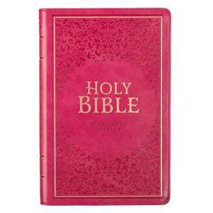 Pink Thumb Index KJV Gift Deluxe Bible