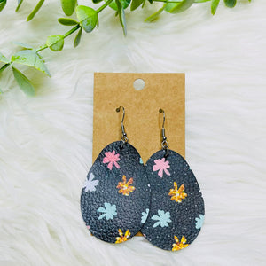 Easter Faux Leather Earrings- SALE