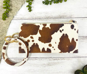 Cowhide Wristlet Bangle