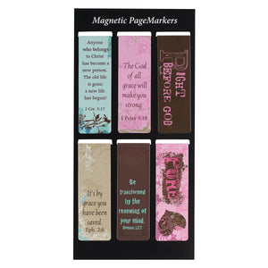 Tall Magnetic Bookmark Page Marker Set