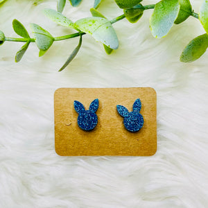 Bunny Head Acrylic Stud Earrings