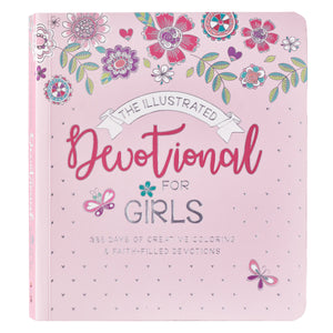 Illustrated Coloring Devotional For Girls Book