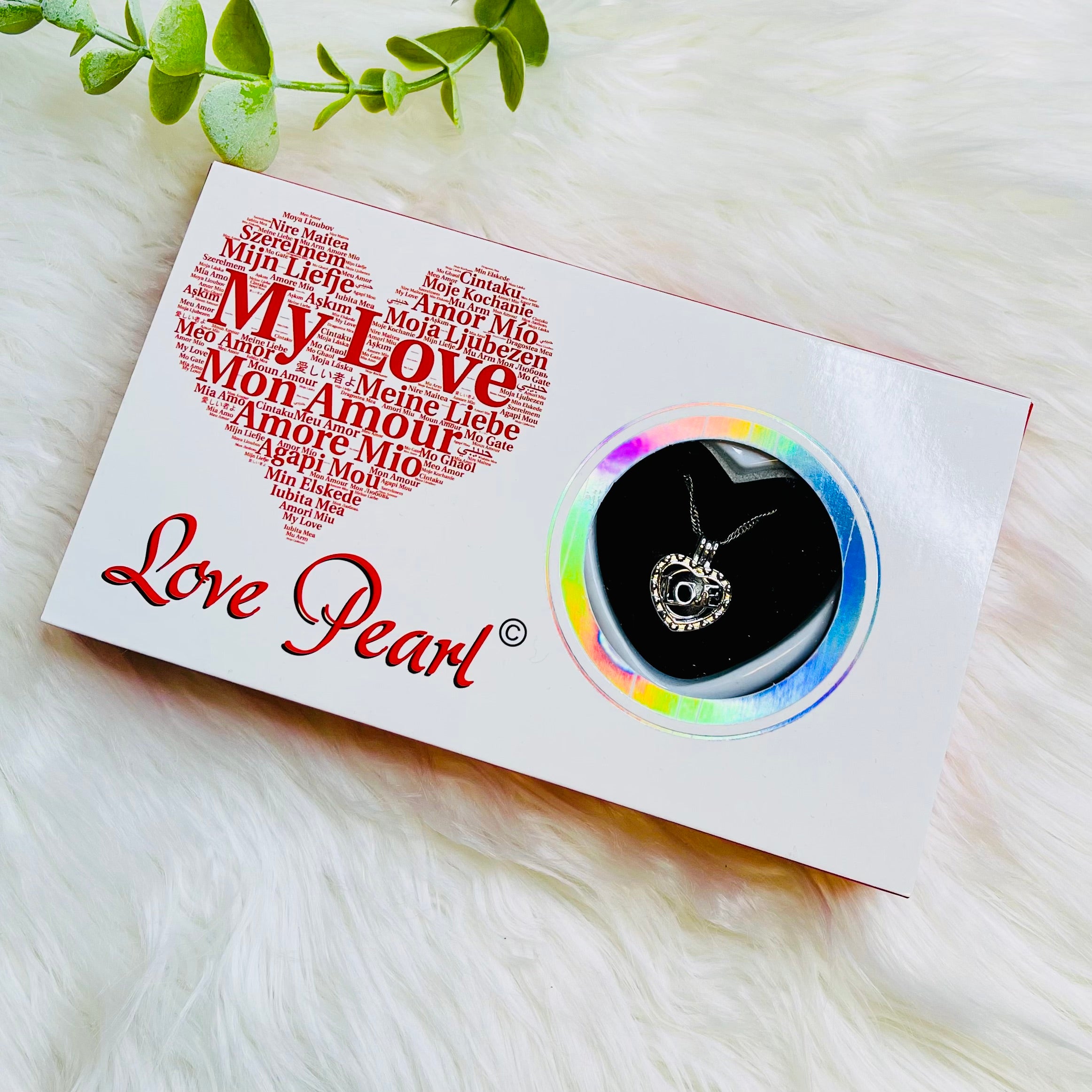 Love Pearl Necklace Gift