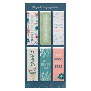 Tall Magnetic Bookmark Page Marker Set