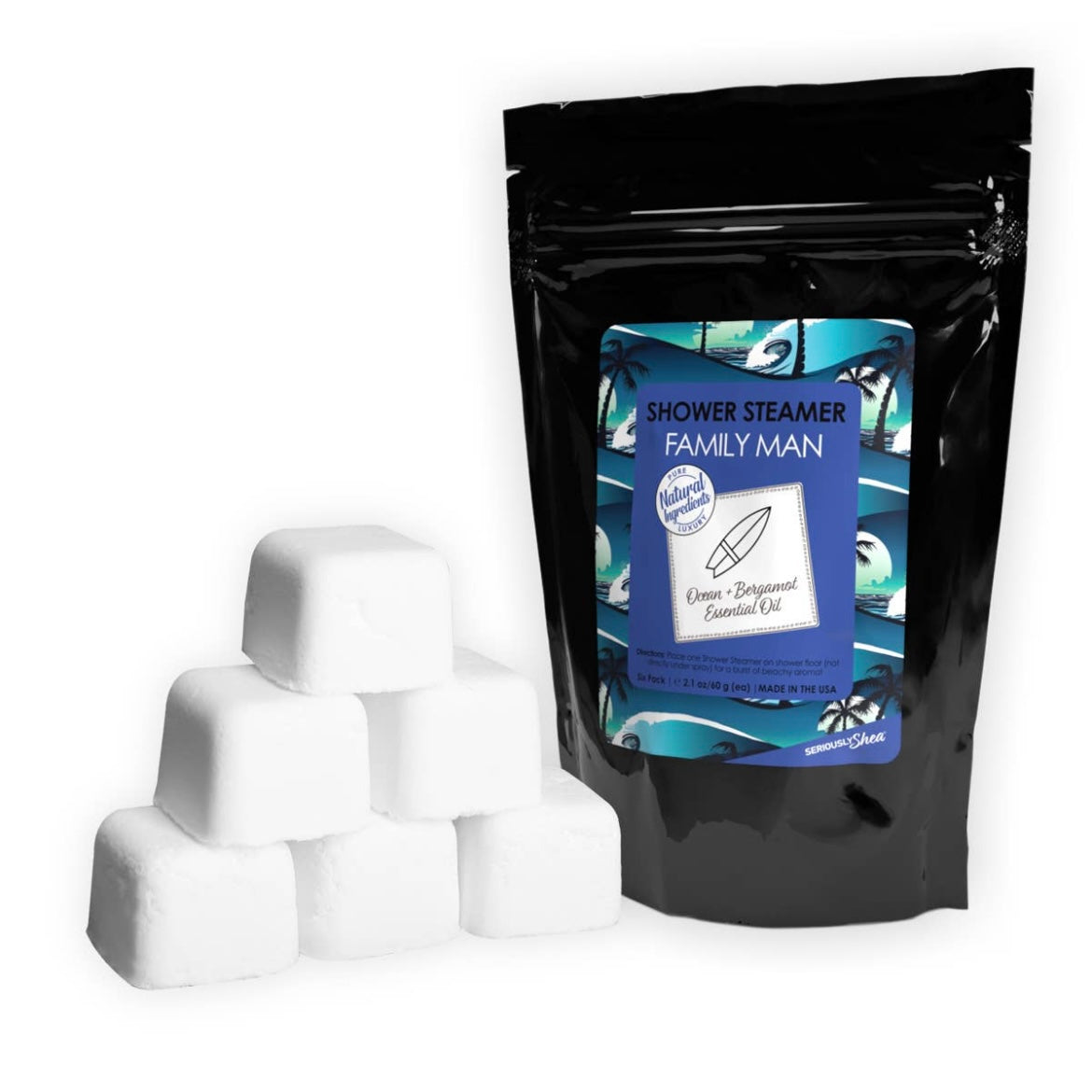 Men's Collection - Essential Oil Shower Steamers 6 Pack