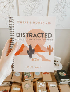 Distracted: 40 Days To Know God More & Live Freed Book