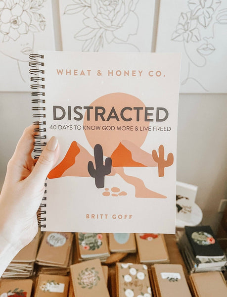 Distracted: 40 Days To Know God More u0026 Live Freed Book – Pink Pineapple  Boutique Pensacola