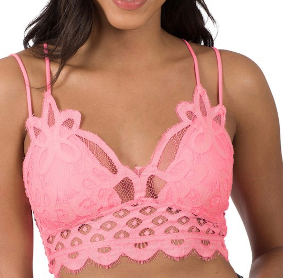 Padded Crochet Lace Bralette