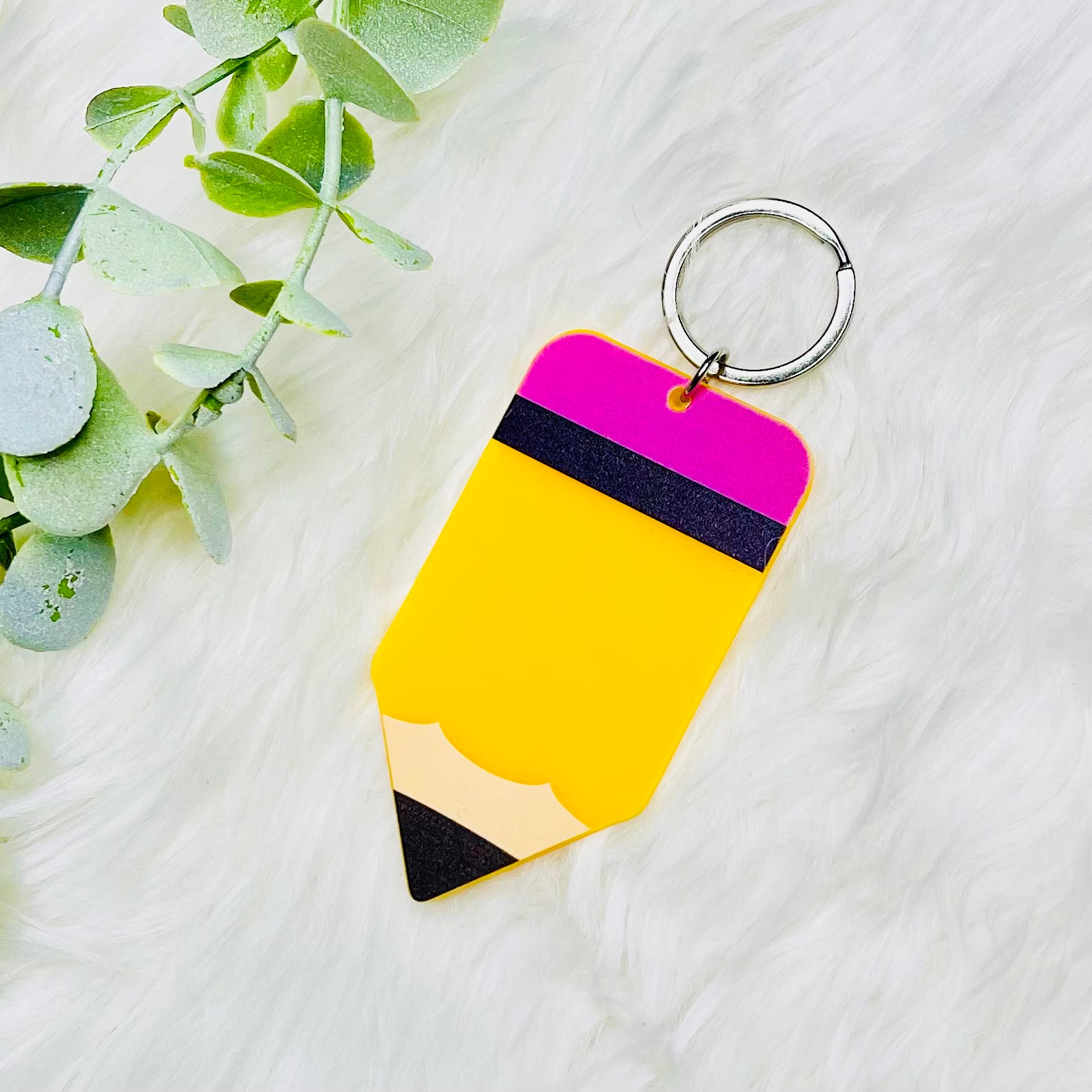 Pencil Acrylic Keychains