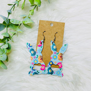 Easter Faux Leather Earrings- SALE