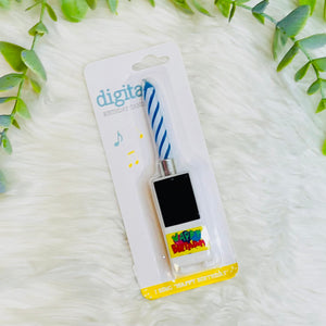 Digital Birthday Candle