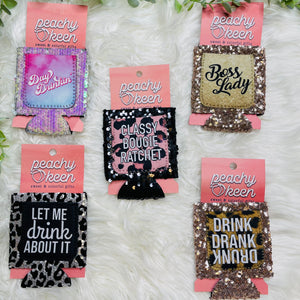 Sequin Pocket Can Coolers/KOOZIES