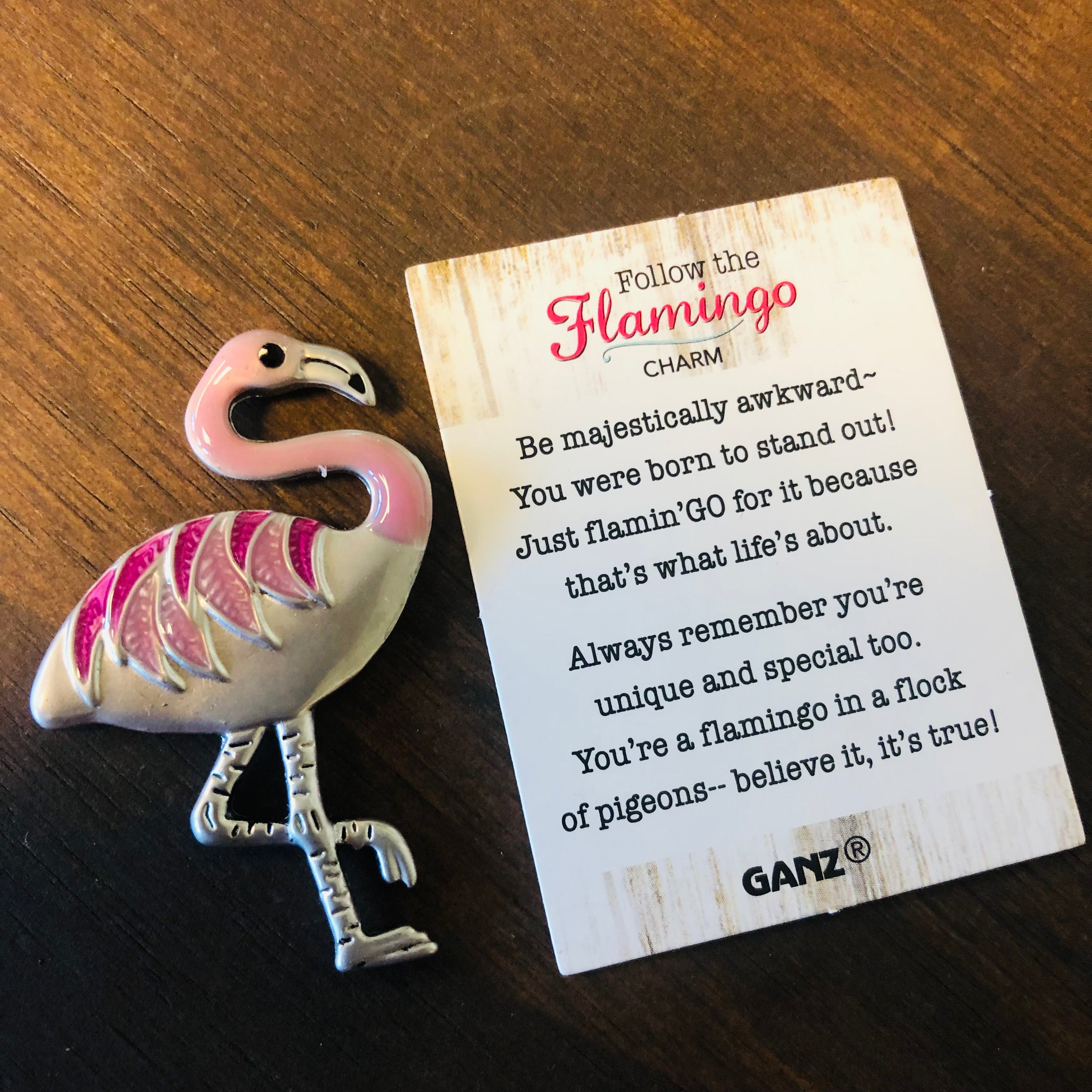 Flamingo Pocket Charms