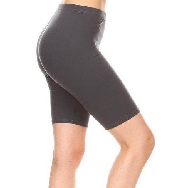 Buttery Soft Biker Shorts Leggings - PLUS - SALE
