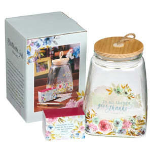 GRATITUDE JARS WITH GRATITUDE CARDS PACK