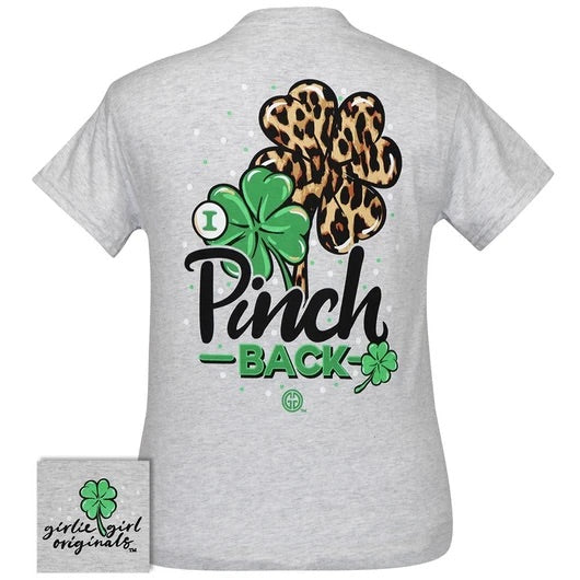 I Pinch Back Leopard Shamrock Tee